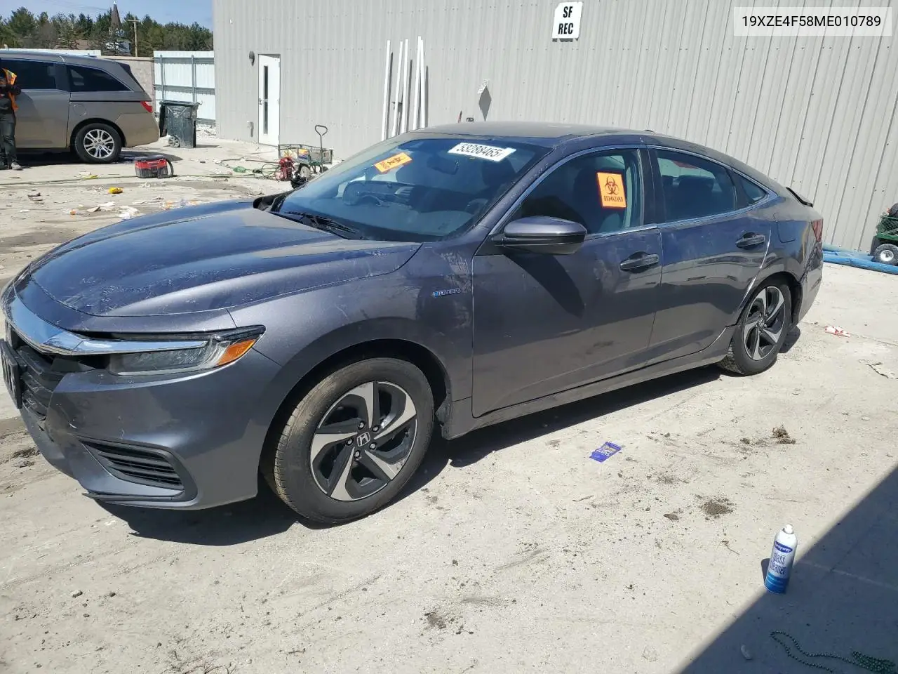 2021 Honda Insight Ex VIN: 19XZE4F58ME010789 Lot: 53288465
