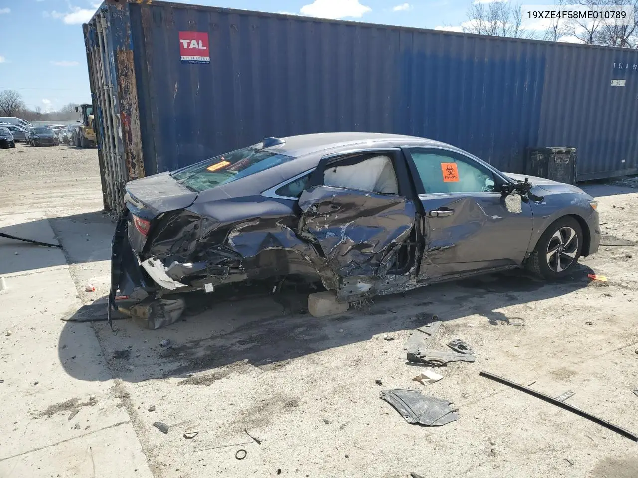 2021 Honda Insight Ex VIN: 19XZE4F58ME010789 Lot: 53288465