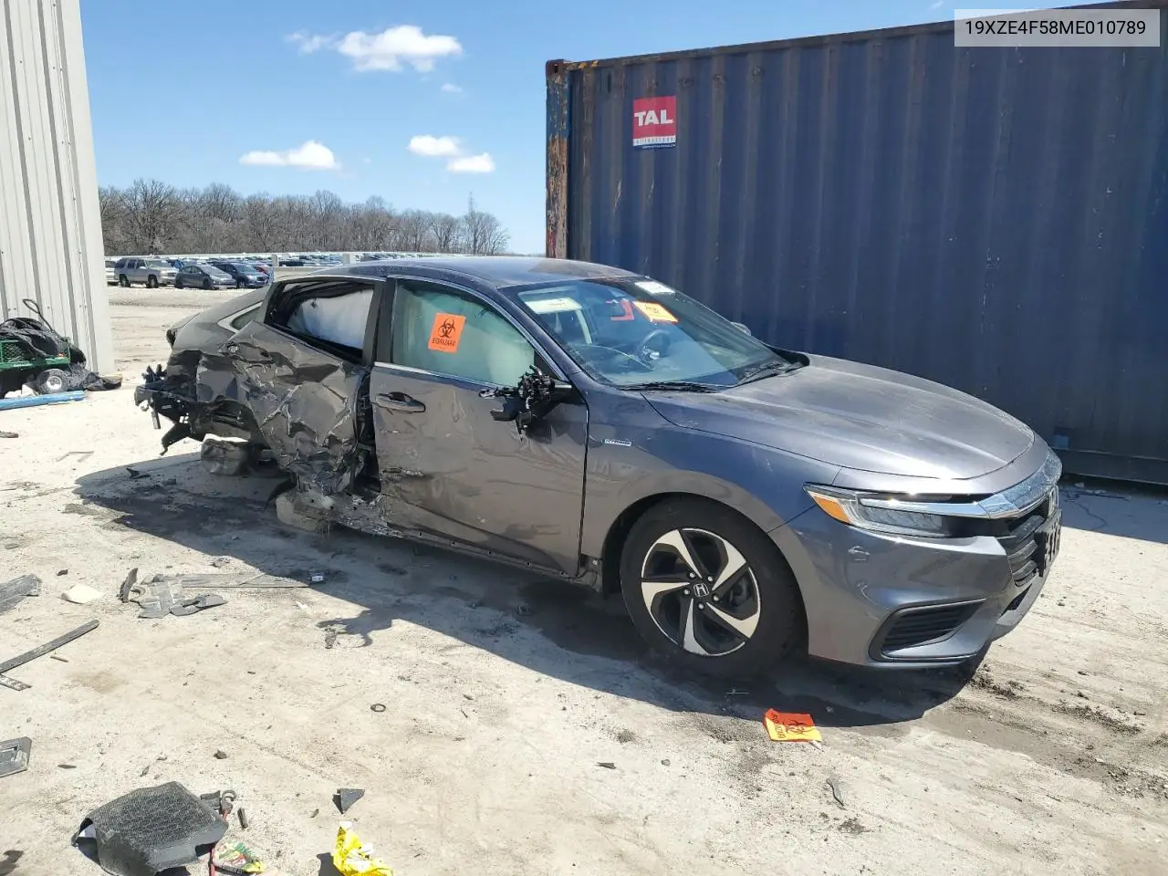 2021 Honda Insight Ex VIN: 19XZE4F58ME010789 Lot: 53288465