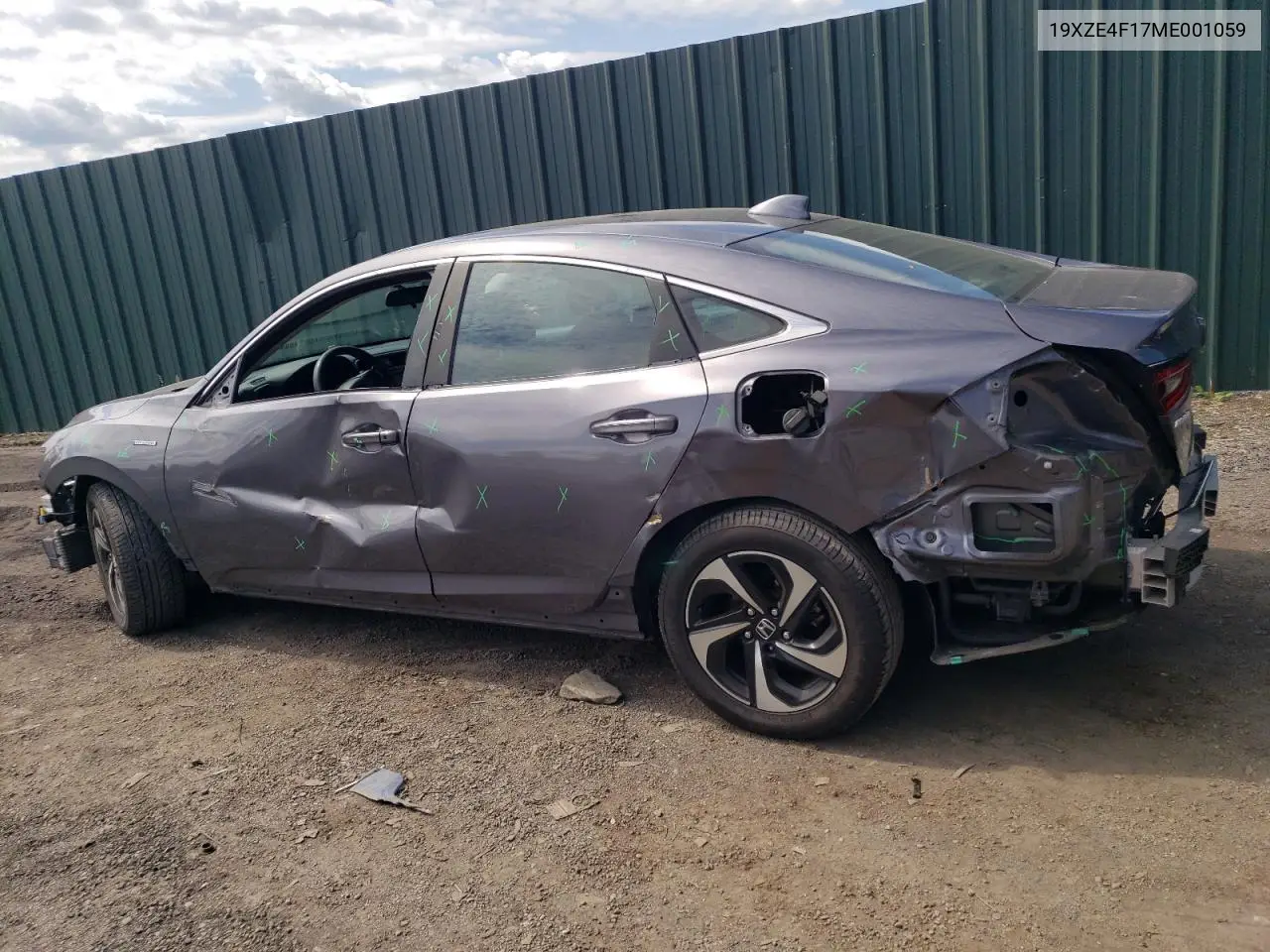 2021 Honda Insight Lx VIN: 19XZE4F17ME001059 Lot: 55324115