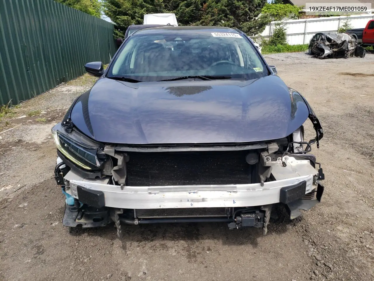 2021 Honda Insight Lx VIN: 19XZE4F17ME001059 Lot: 55324115