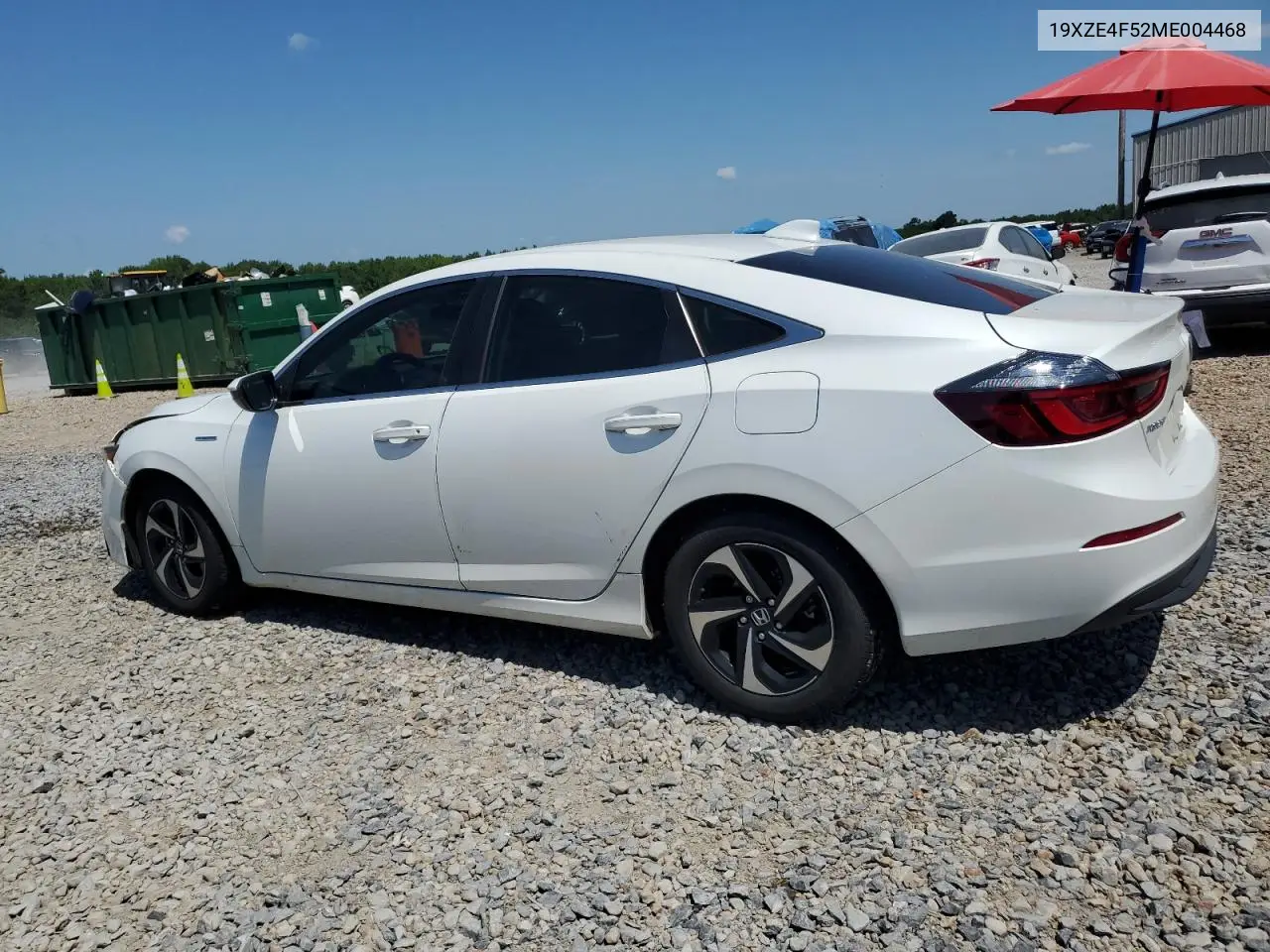 2021 Honda Insight Ex VIN: 19XZE4F52ME004468 Lot: 61427585