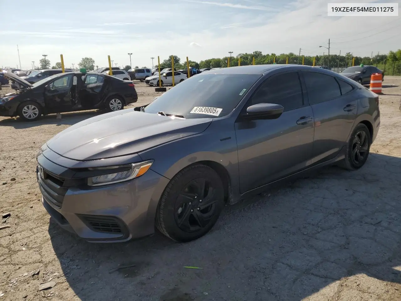 2021 Honda Insight Ex VIN: 19XZE4F54ME011275 Lot: 61639805