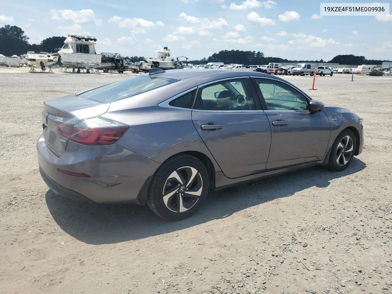 2021 Honda Insight Ex VIN: 19XZE4F51ME009936 Lot: 61965315