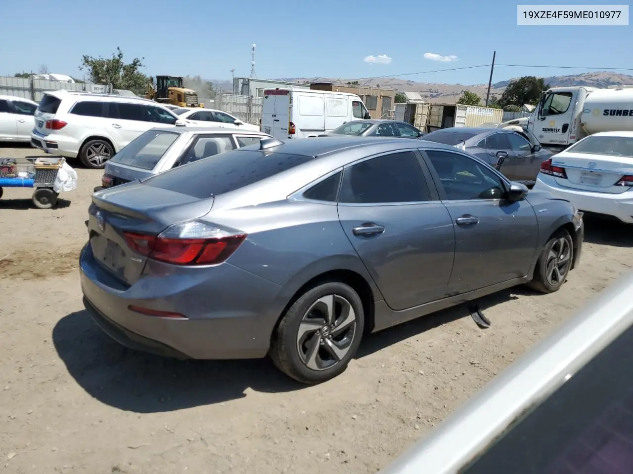 2021 Honda Insight Ex VIN: 19XZE4F59ME010977 Lot: 63255135