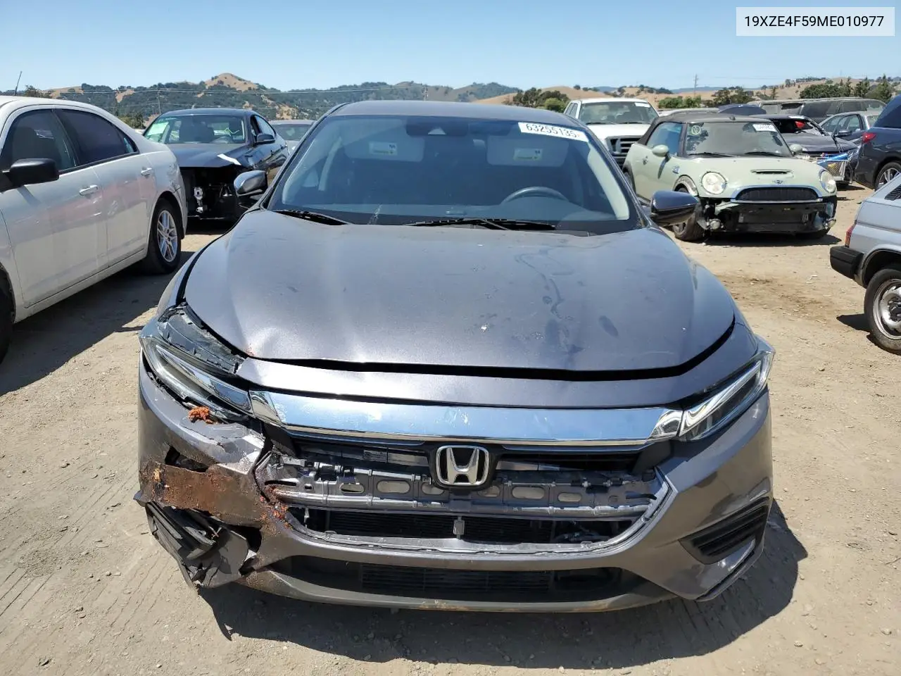 2021 Honda Insight Ex VIN: 19XZE4F59ME010977 Lot: 63255135