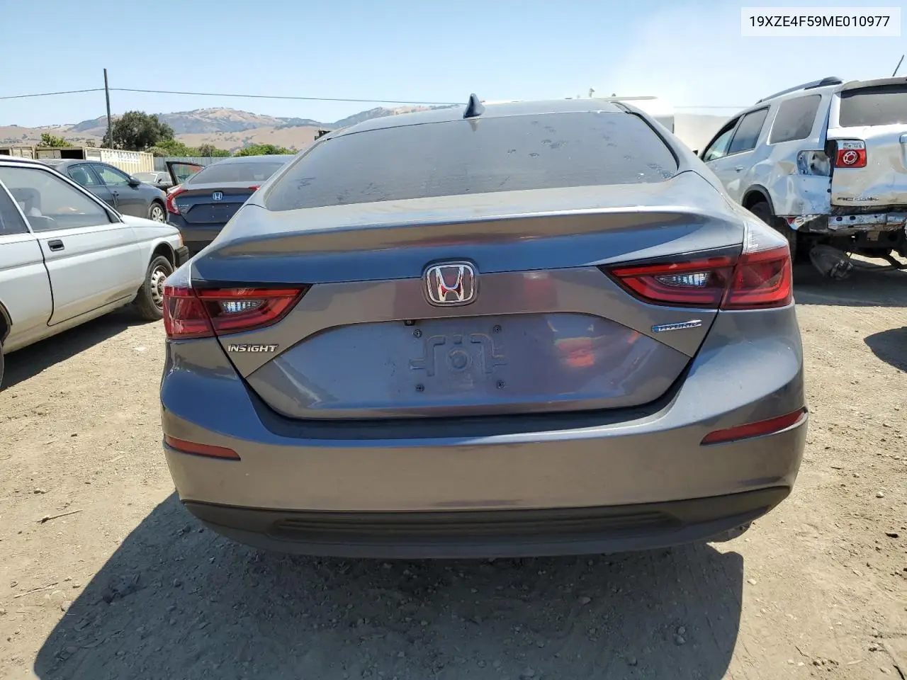 2021 Honda Insight Ex VIN: 19XZE4F59ME010977 Lot: 63255135
