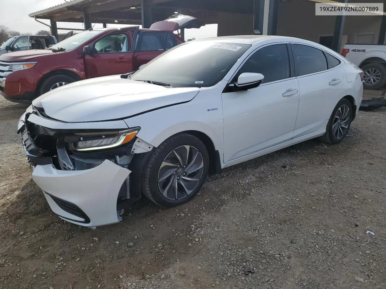 2022 Honda Insight Touring VIN: 19XZE4F92NE007889 Lot: 48177315