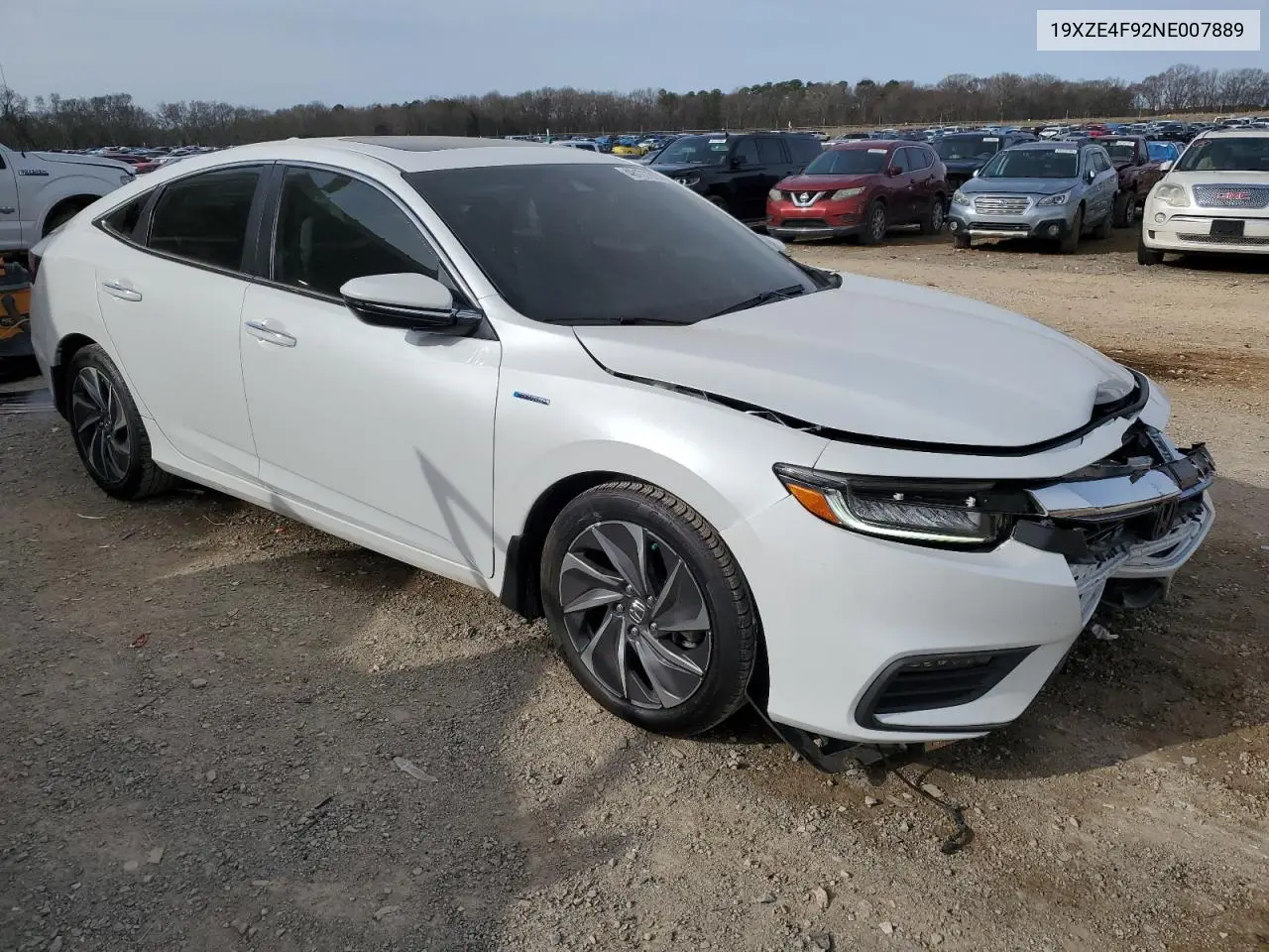 2022 Honda Insight Touring VIN: 19XZE4F92NE007889 Lot: 48177315