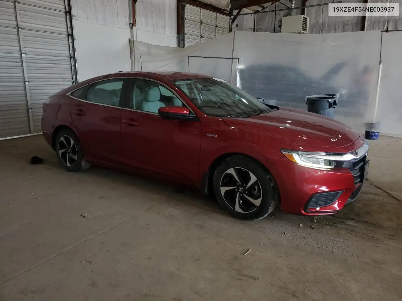 2022 Honda Insight Ex VIN: 19XZE4F54NE003937 Lot: 51297195