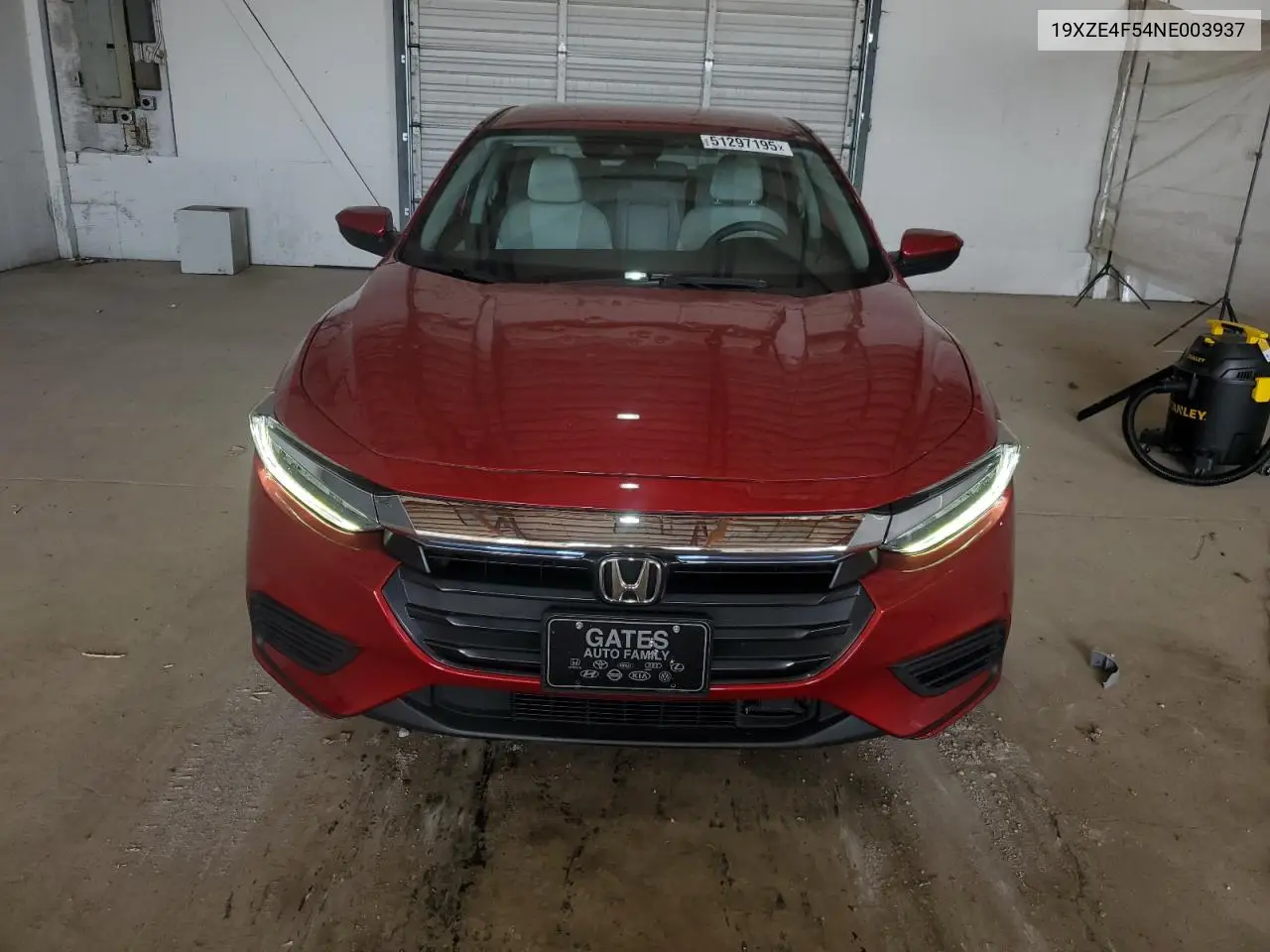 2022 Honda Insight Ex VIN: 19XZE4F54NE003937 Lot: 51297195
