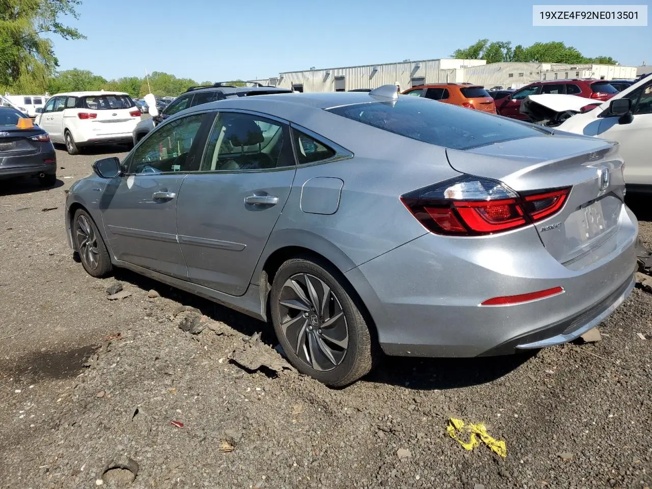 2022 Honda Insight Touring VIN: 19XZE4F92NE013501 Lot: 56041415