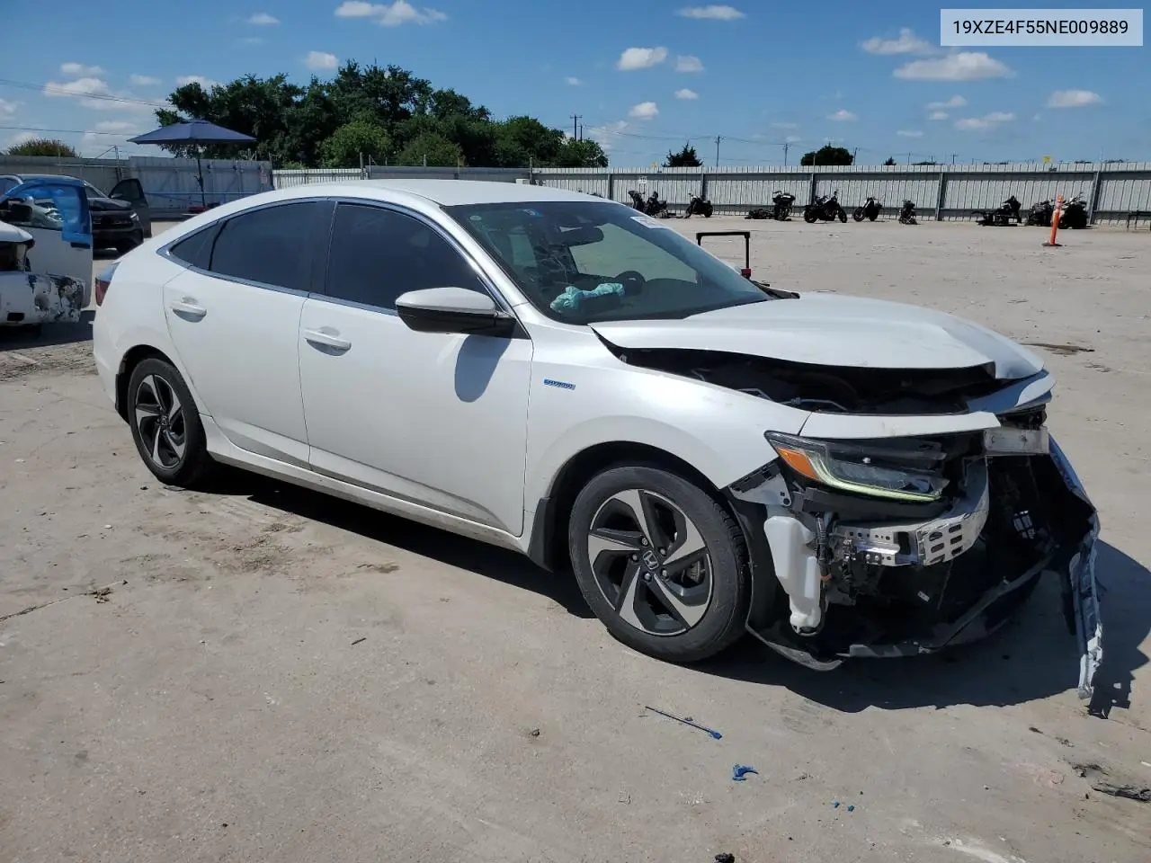 2022 Honda Insight Ex VIN: 19XZE4F55NE009889 Lot: 56527535
