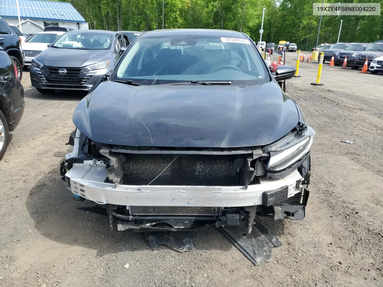 2022 Honda Insight Ex VIN: 19XZE4F58NE004220 Lot: 56586615