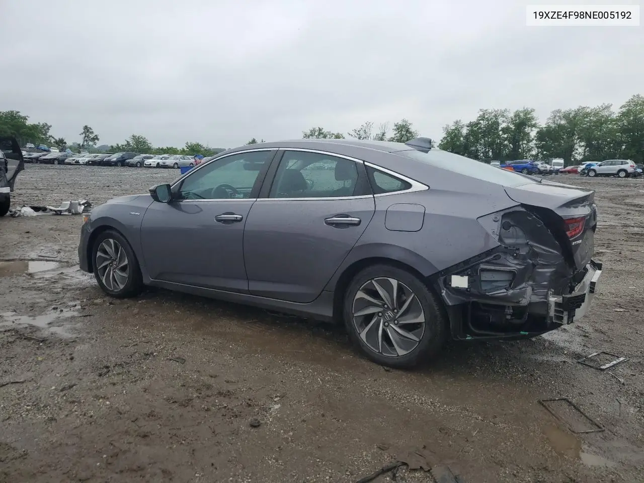 2022 Honda Insight Touring VIN: 19XZE4F98NE005192 Lot: 56626875