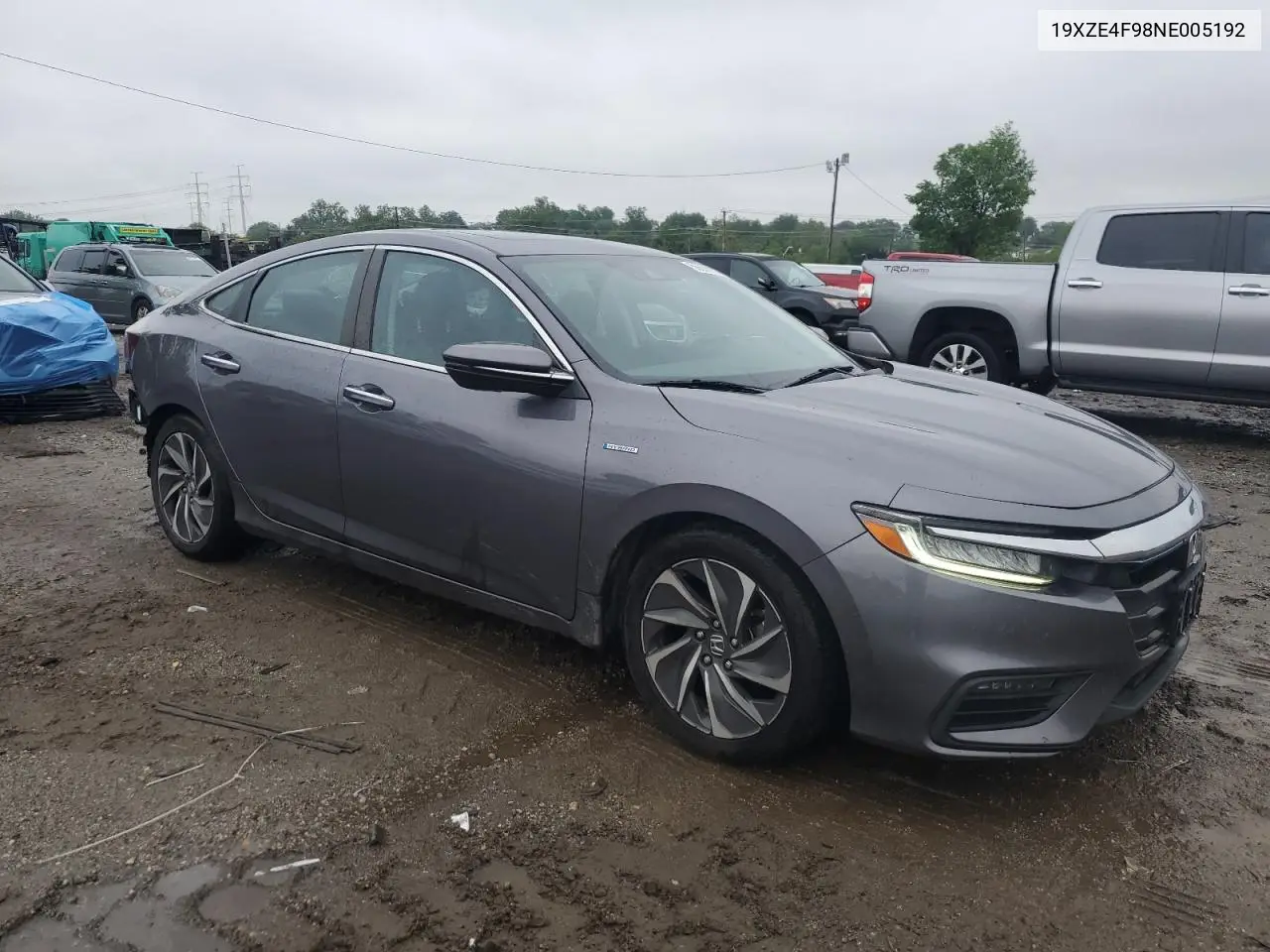2022 Honda Insight Touring VIN: 19XZE4F98NE005192 Lot: 56626875