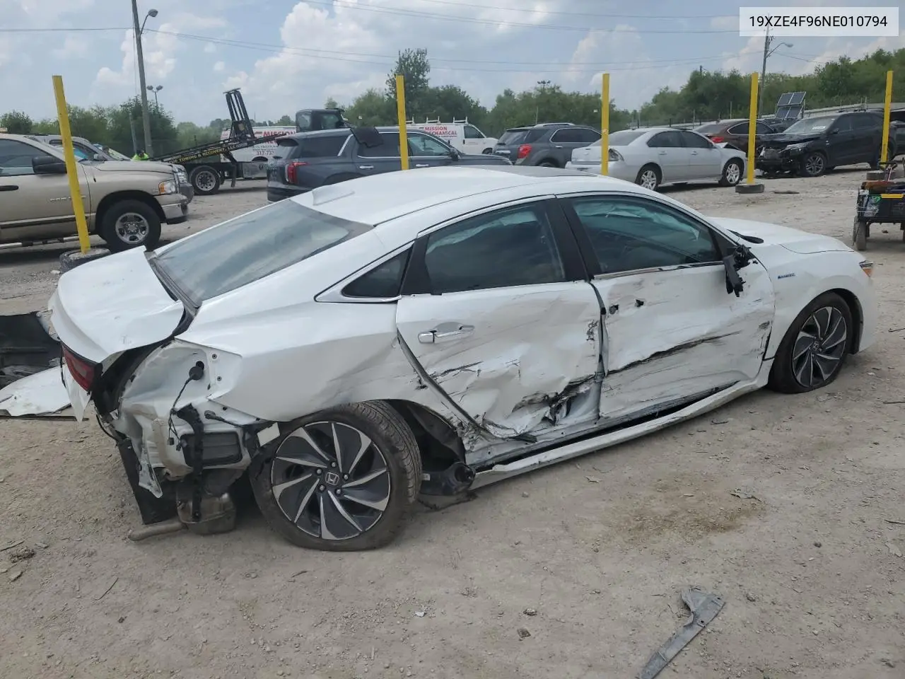 2022 Honda Insight Touring VIN: 19XZE4F96NE010794 Lot: 61965235