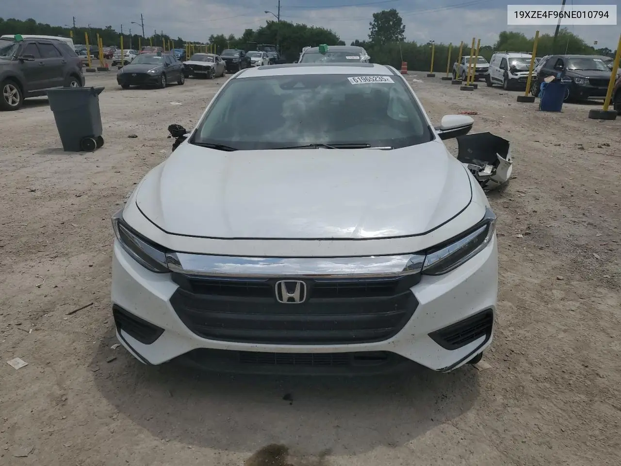 2022 Honda Insight Touring VIN: 19XZE4F96NE010794 Lot: 61965235
