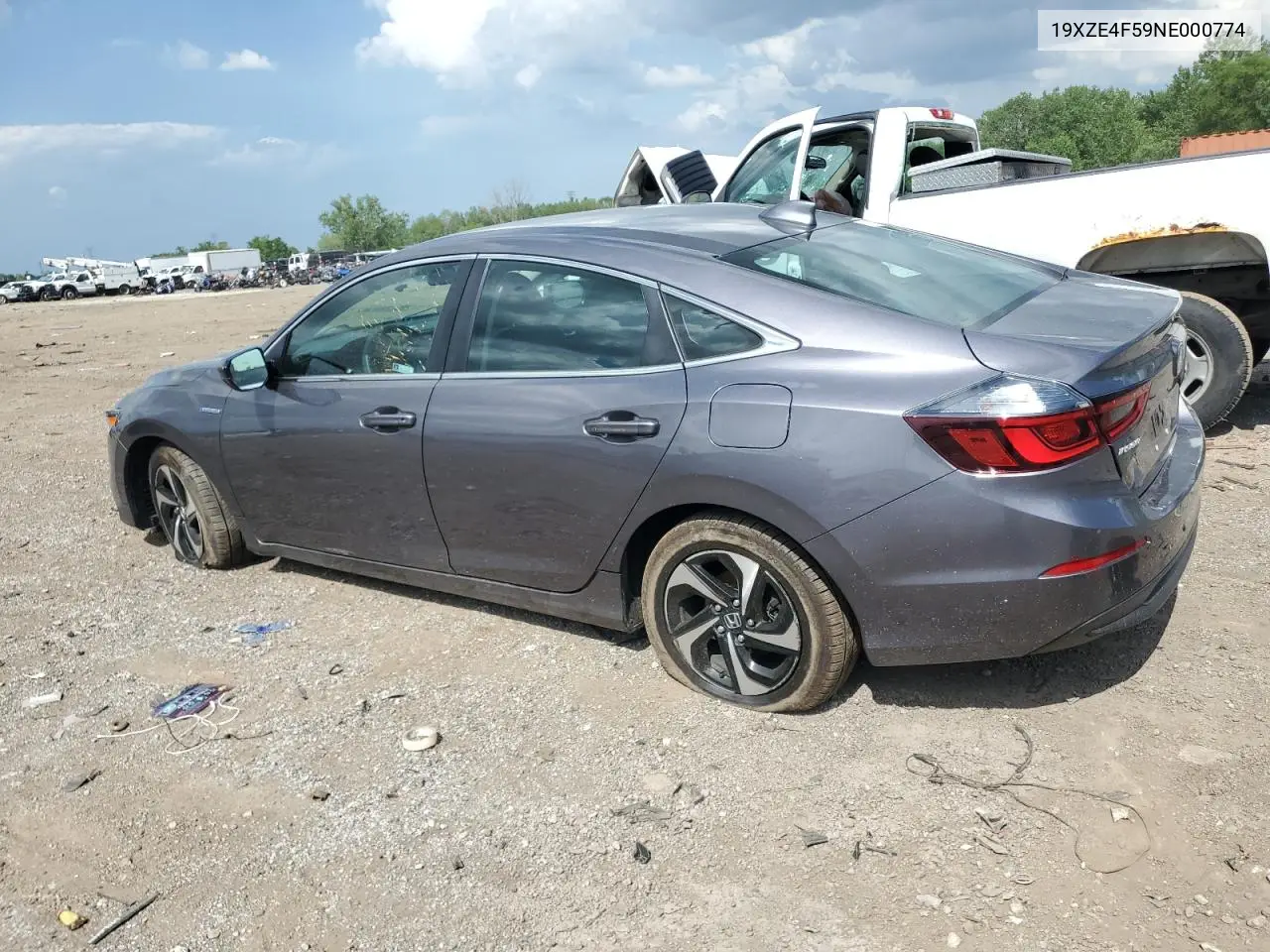 2022 Honda Insight Ex VIN: 19XZE4F59NE000774 Lot: 62253335