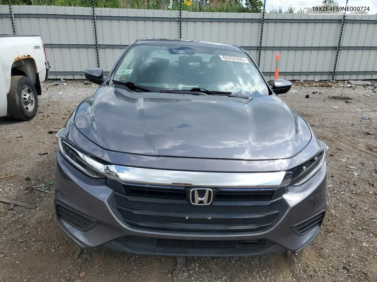 2022 Honda Insight Ex VIN: 19XZE4F59NE000774 Lot: 62253335