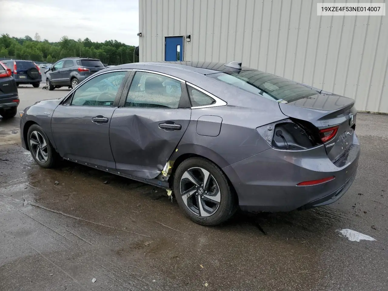 2022 Honda Insight Ex VIN: 19XZE4F53NE014007 Lot: 62350275