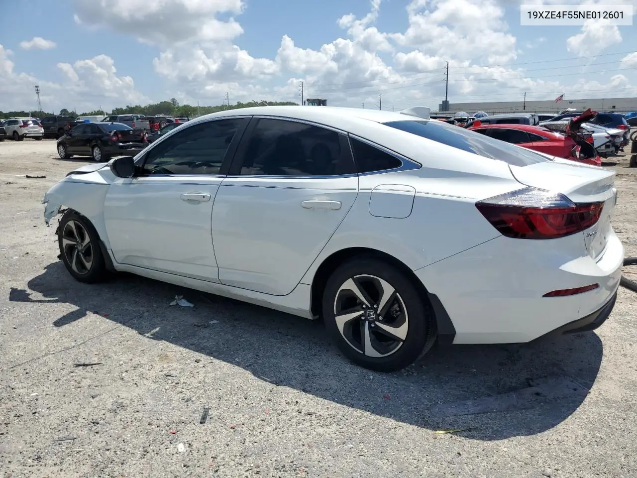 2022 Honda Insight Ex VIN: 19XZE4F55NE012601 Lot: 62668195