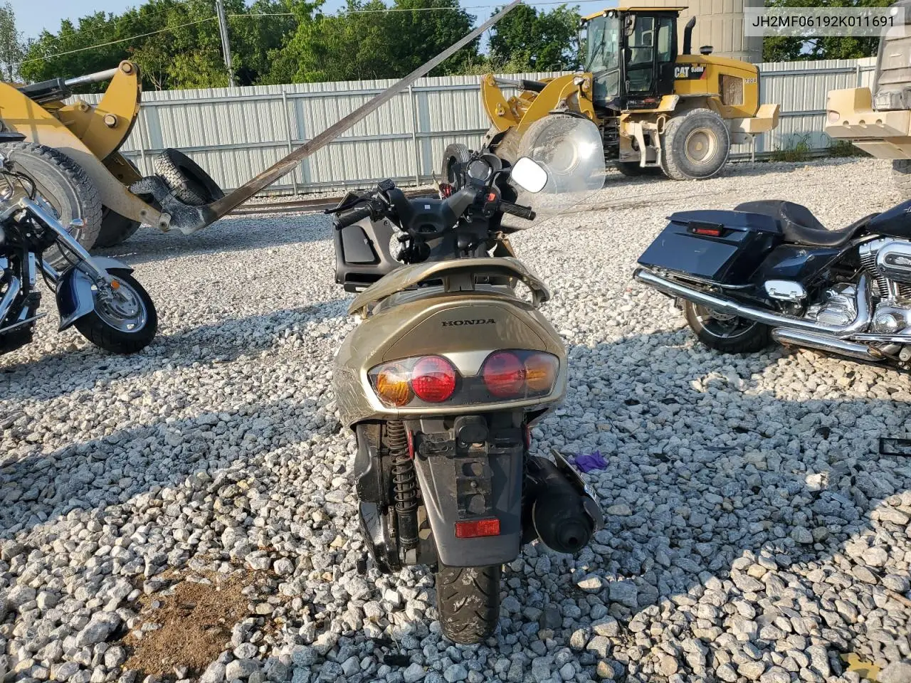 2002 Honda Nss250 VIN: JH2MF06192K011691 Lot: 58767655