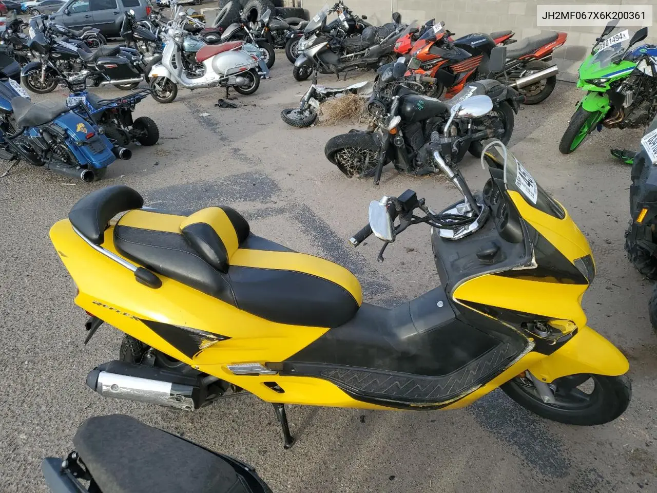 2006 Honda Nss250 S VIN: JH2MF067X6K200361 Lot: 51571885
