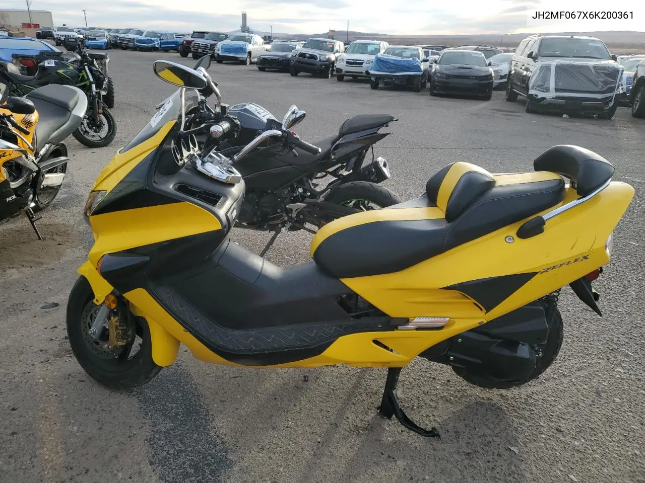 2006 Honda Nss250 S VIN: JH2MF067X6K200361 Lot: 51571885