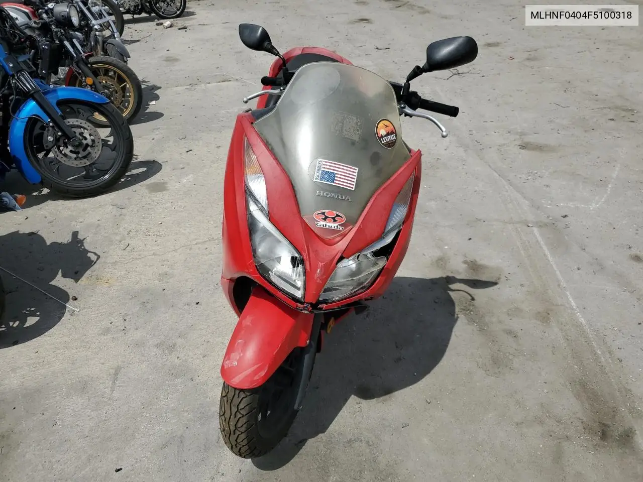 2015 Honda Nss300 VIN: MLHNF0404F5100318 Lot: 54383395