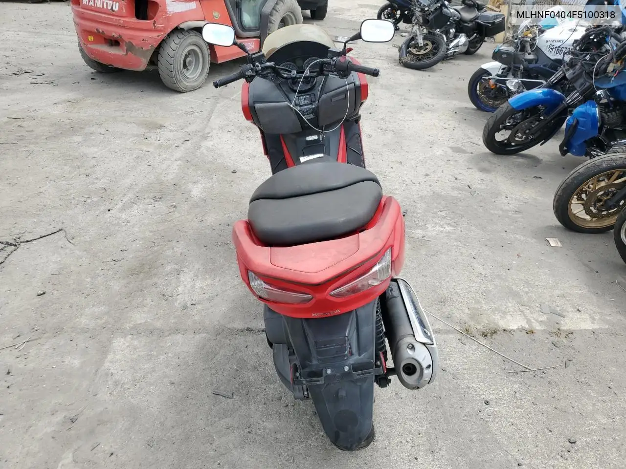 2015 Honda Nss300 VIN: MLHNF0404F5100318 Lot: 54383395
