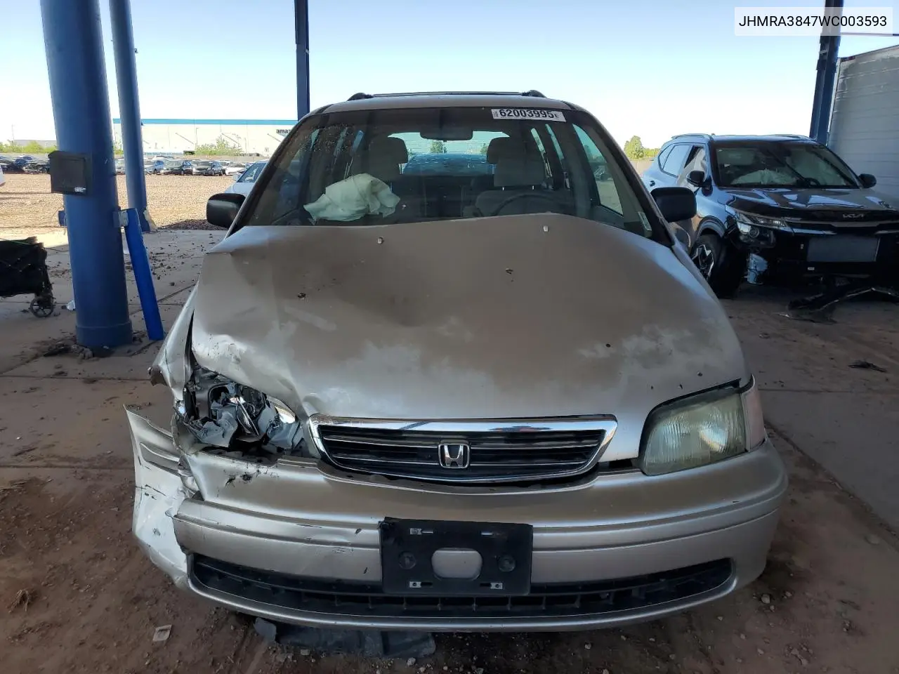 1998 Honda Odyssey Lx VIN: JHMRA3847WC003593 Lot: 62003995