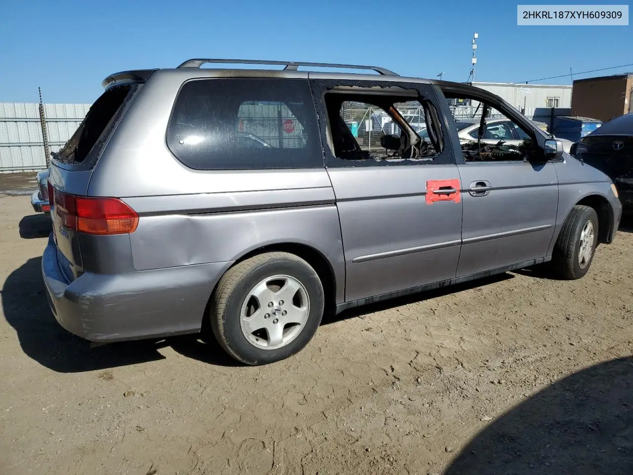 2000 Honda Odyssey Ex VIN: 2HKRL187XYH609309 Lot: 47121895
