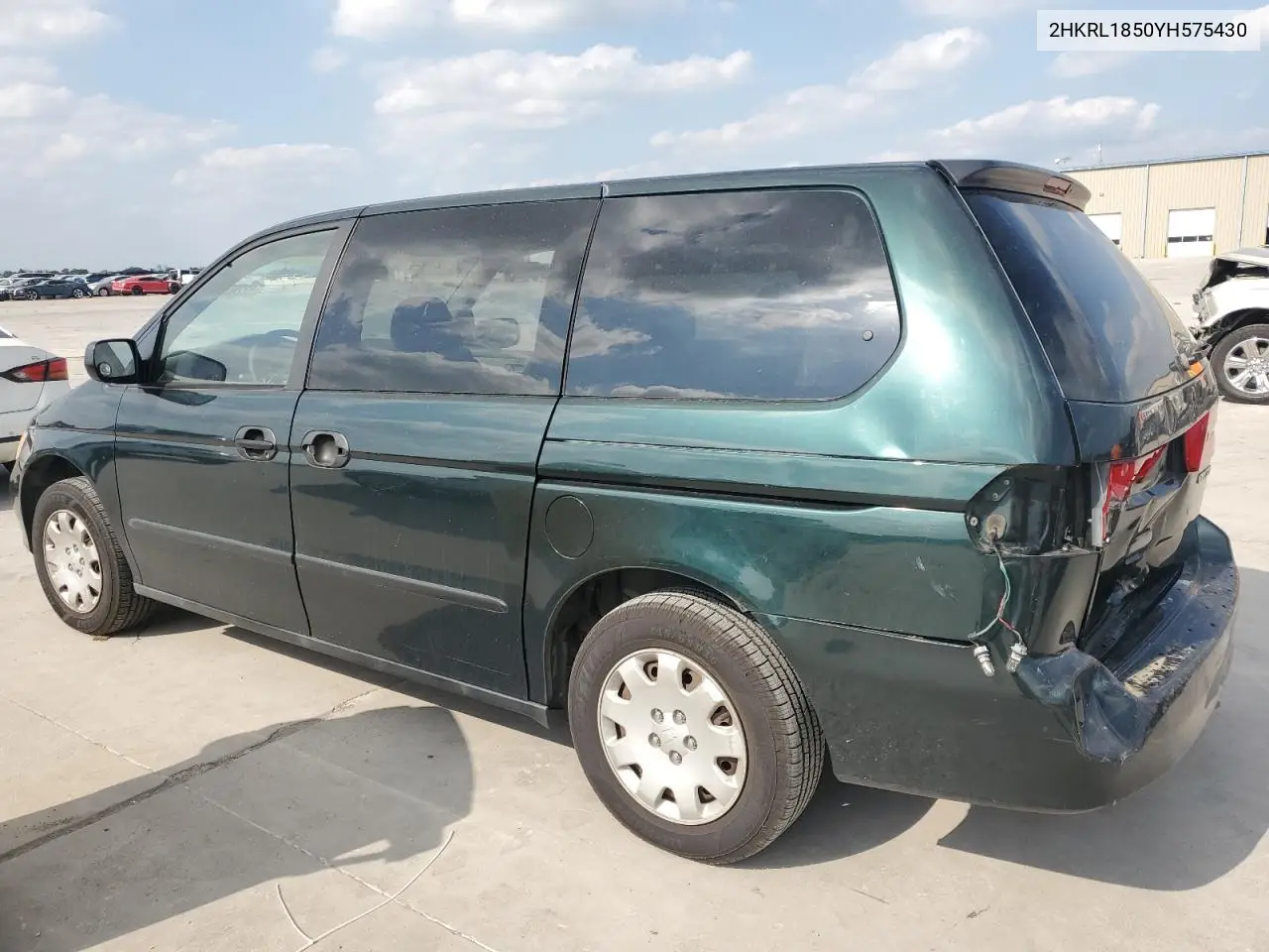 2000 Honda Odyssey Lx VIN: 2HKRL1850YH575430 Lot: 53260255