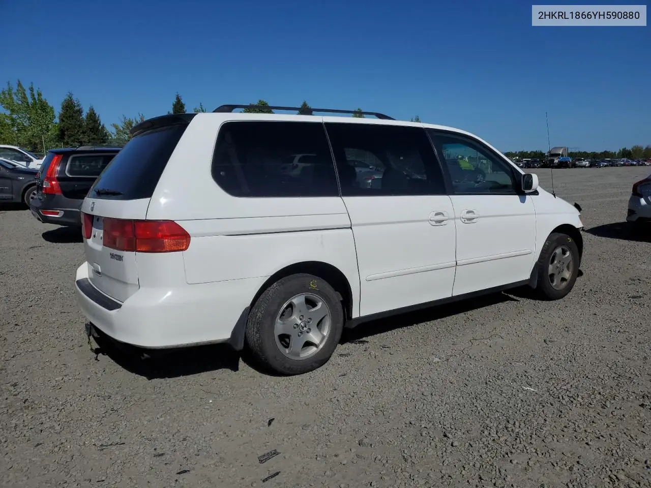2000 Honda Odyssey Ex VIN: 2HKRL1866YH590880 Lot: 55095595