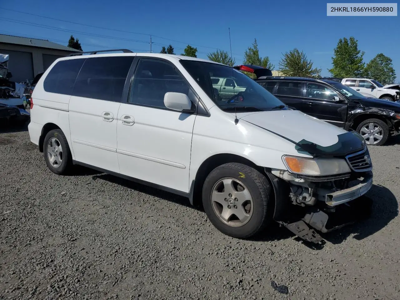 2000 Honda Odyssey Ex VIN: 2HKRL1866YH590880 Lot: 55095595