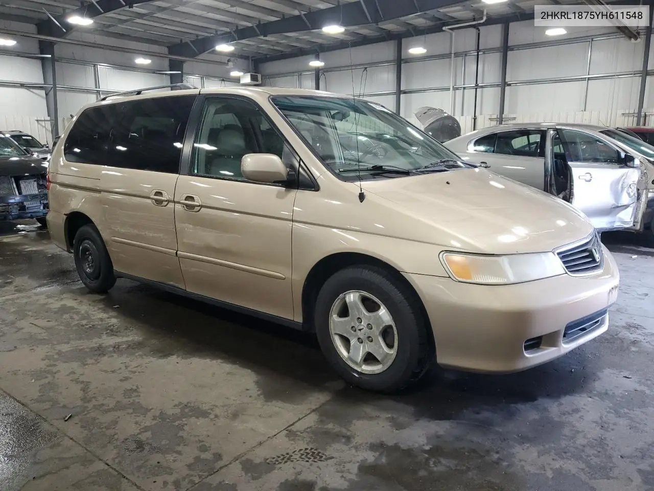2000 Honda Odyssey Ex VIN: 2HKRL1875YH611548 Lot: 56593275