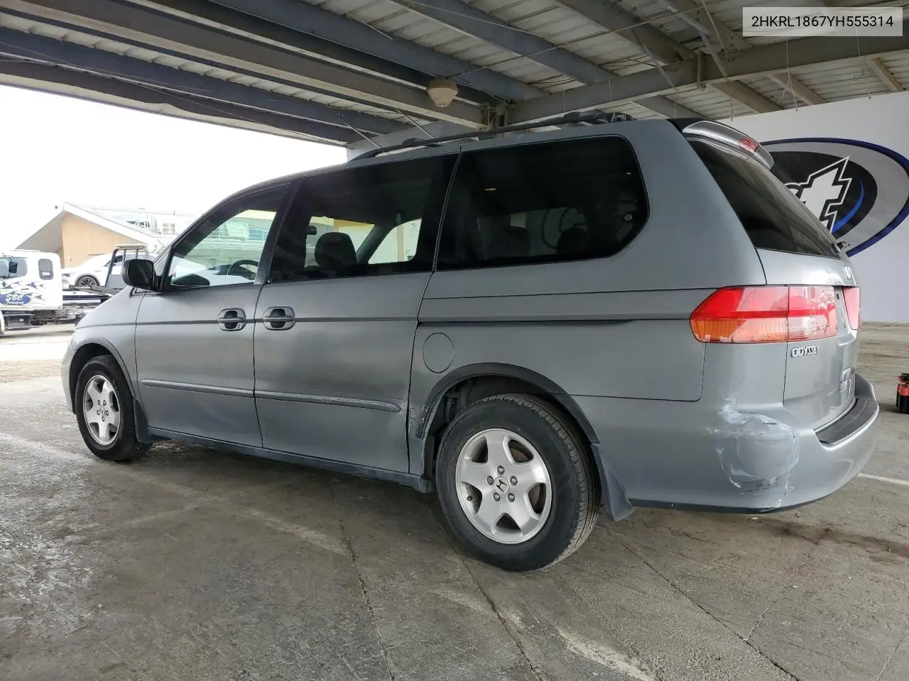 2000 Honda Odyssey Ex VIN: 2HKRL1867YH555314 Lot: 61065505