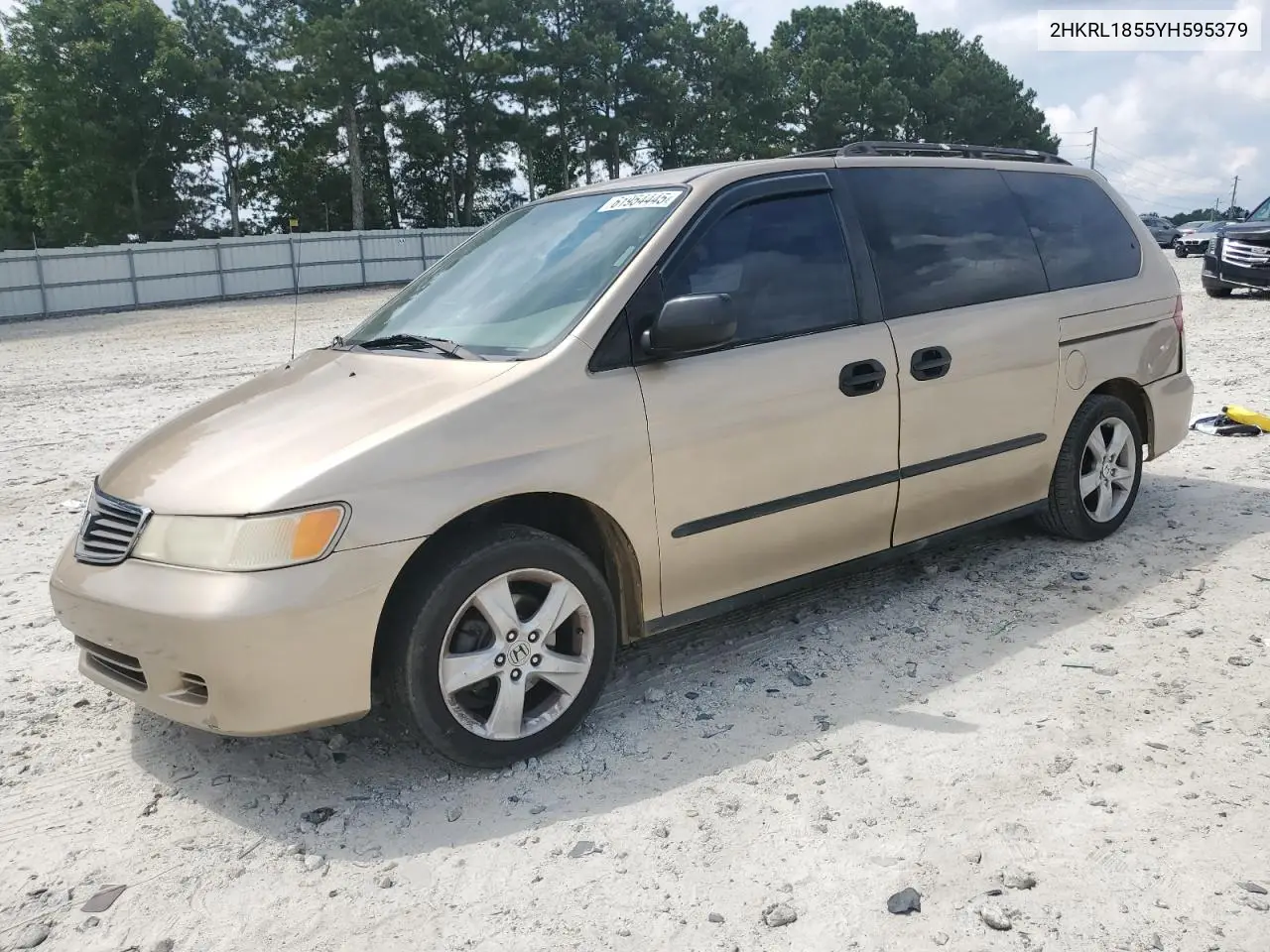 2000 Honda Odyssey Lx VIN: 2HKRL1855YH595379 Lot: 61954445
