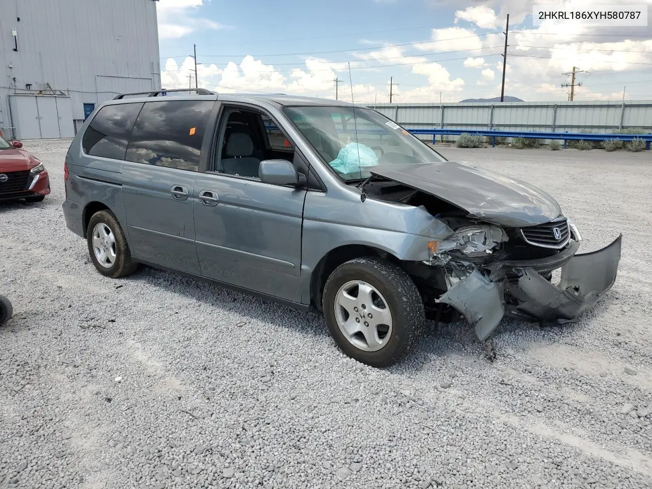 2000 Honda Odyssey Ex VIN: 2HKRL186XYH580787 Lot: 63162975