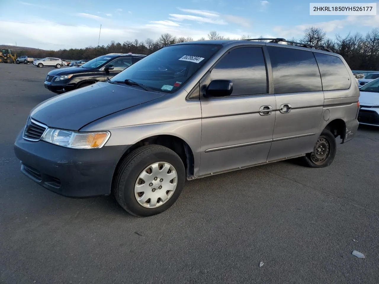 2000 Honda Odyssey Lx VIN: 2HKRL1850YH526177 Lot: 86286394