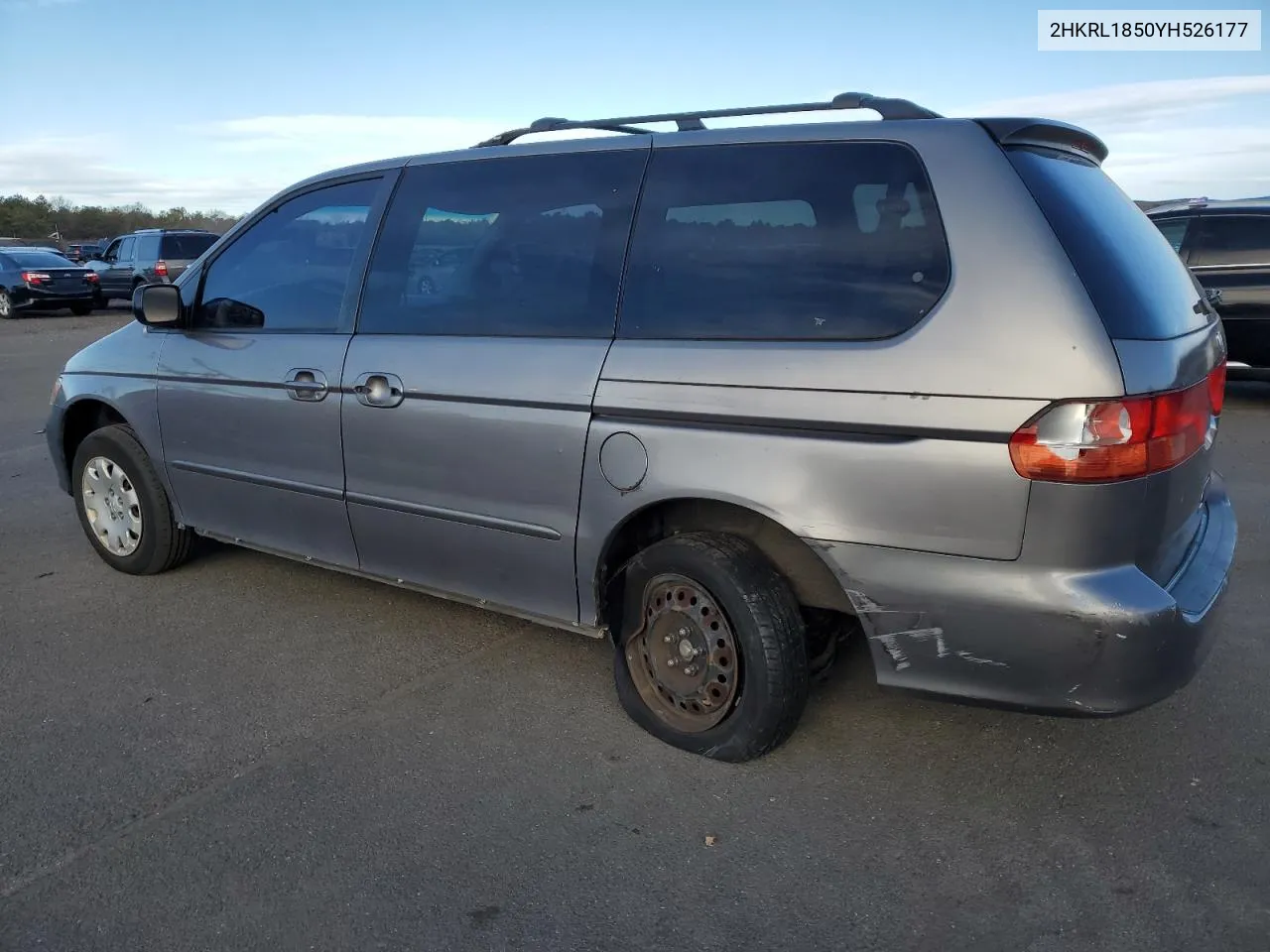 2000 Honda Odyssey Lx VIN: 2HKRL1850YH526177 Lot: 86286394