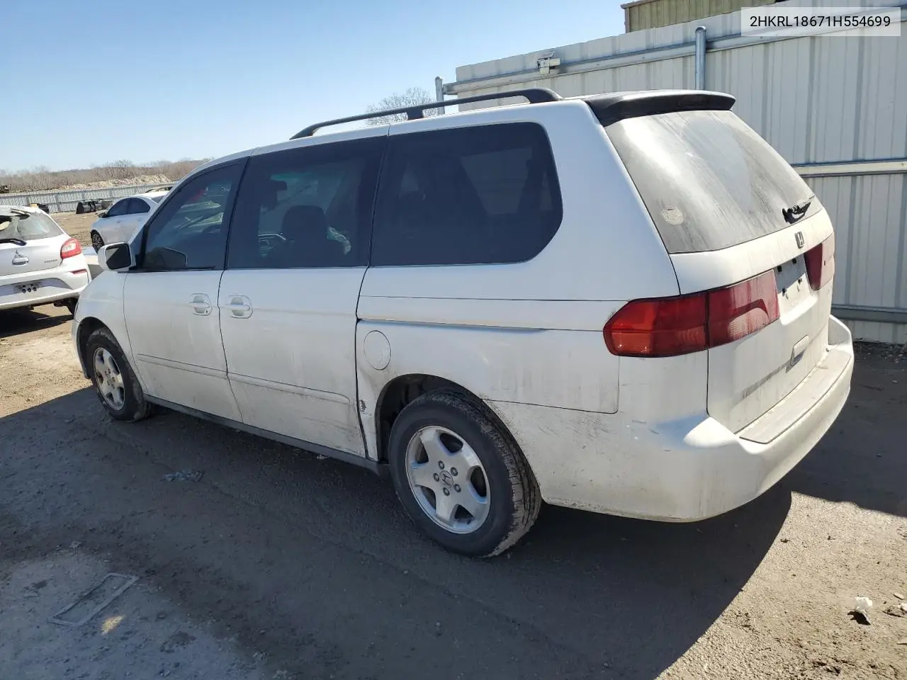 2001 Honda Odyssey Ex VIN: 2HKRL18671H554699 Lot: 46690335
