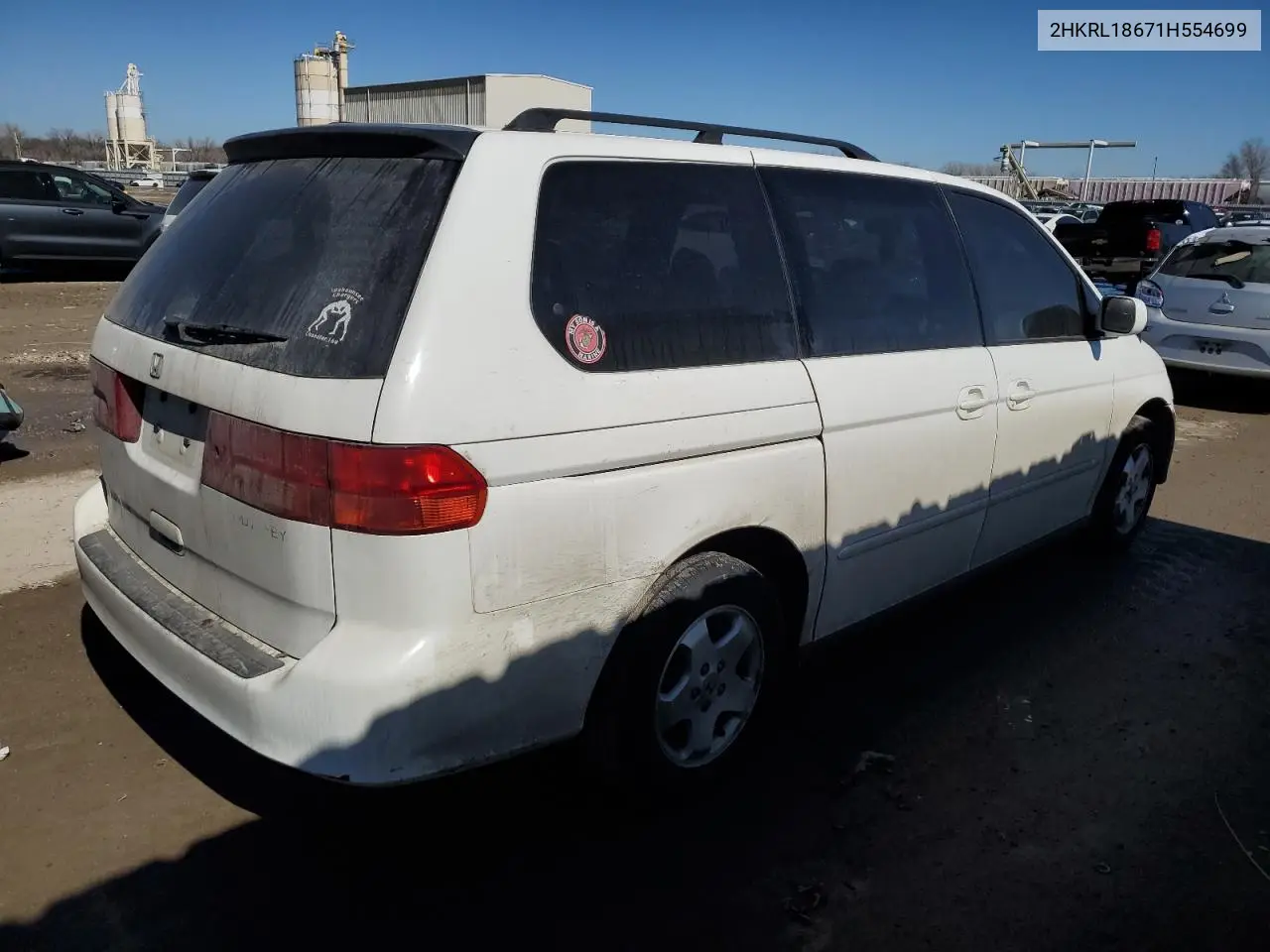 2001 Honda Odyssey Ex VIN: 2HKRL18671H554699 Lot: 46690335