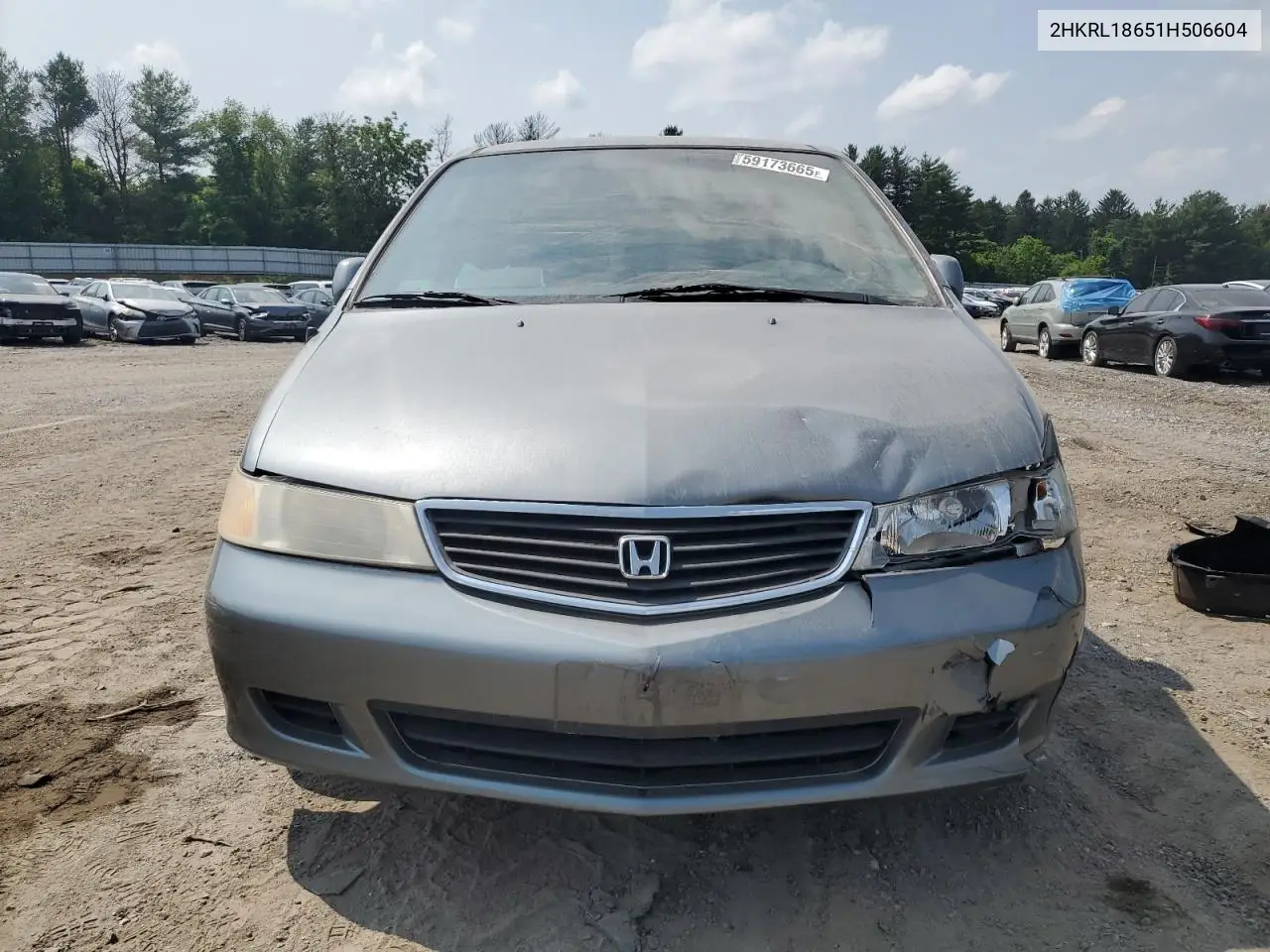 2001 Honda Odyssey Ex VIN: 2HKRL18651H506604 Lot: 59173665