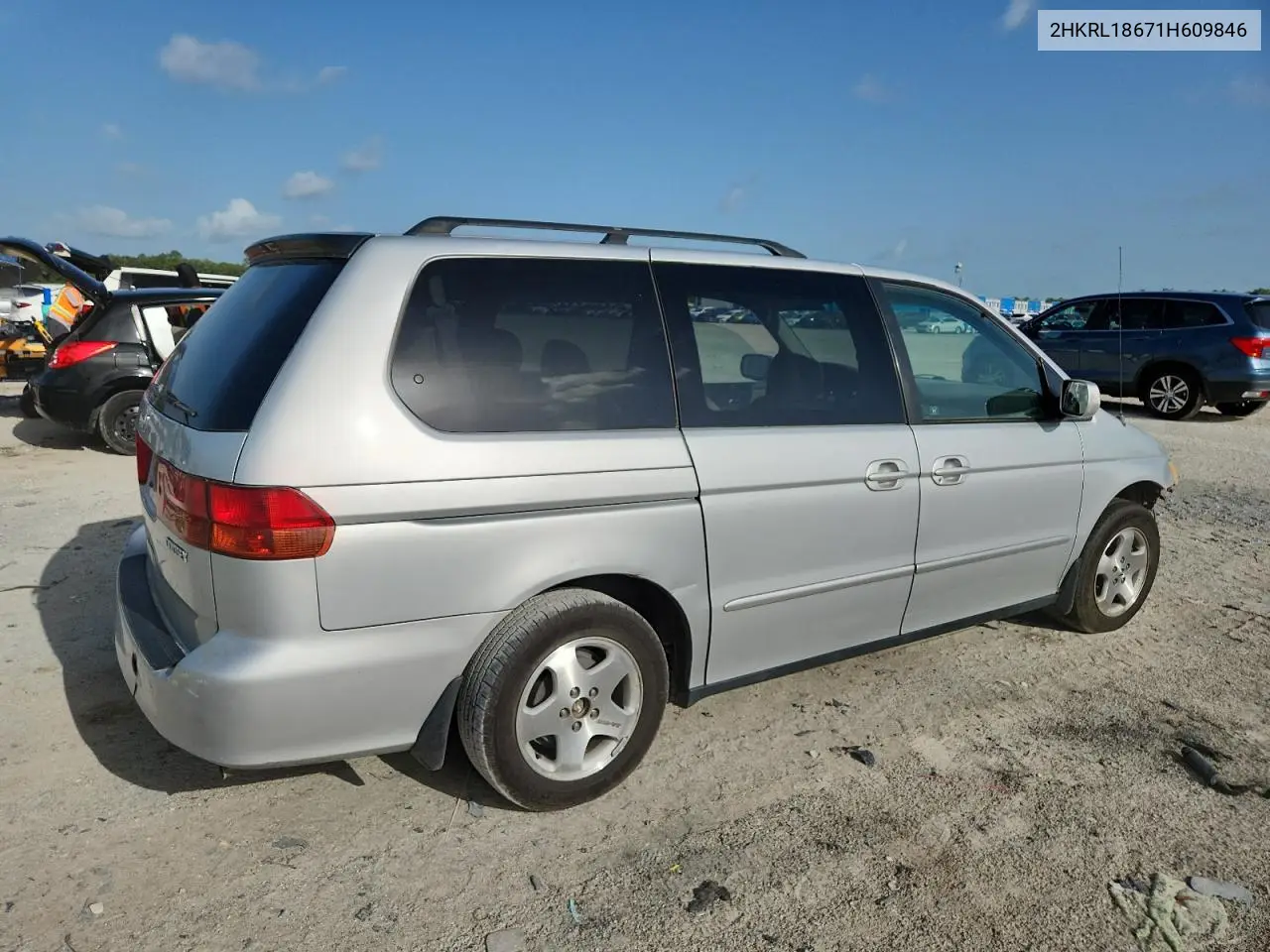 2001 Honda Odyssey Ex VIN: 2HKRL18671H609846 Lot: 60428315