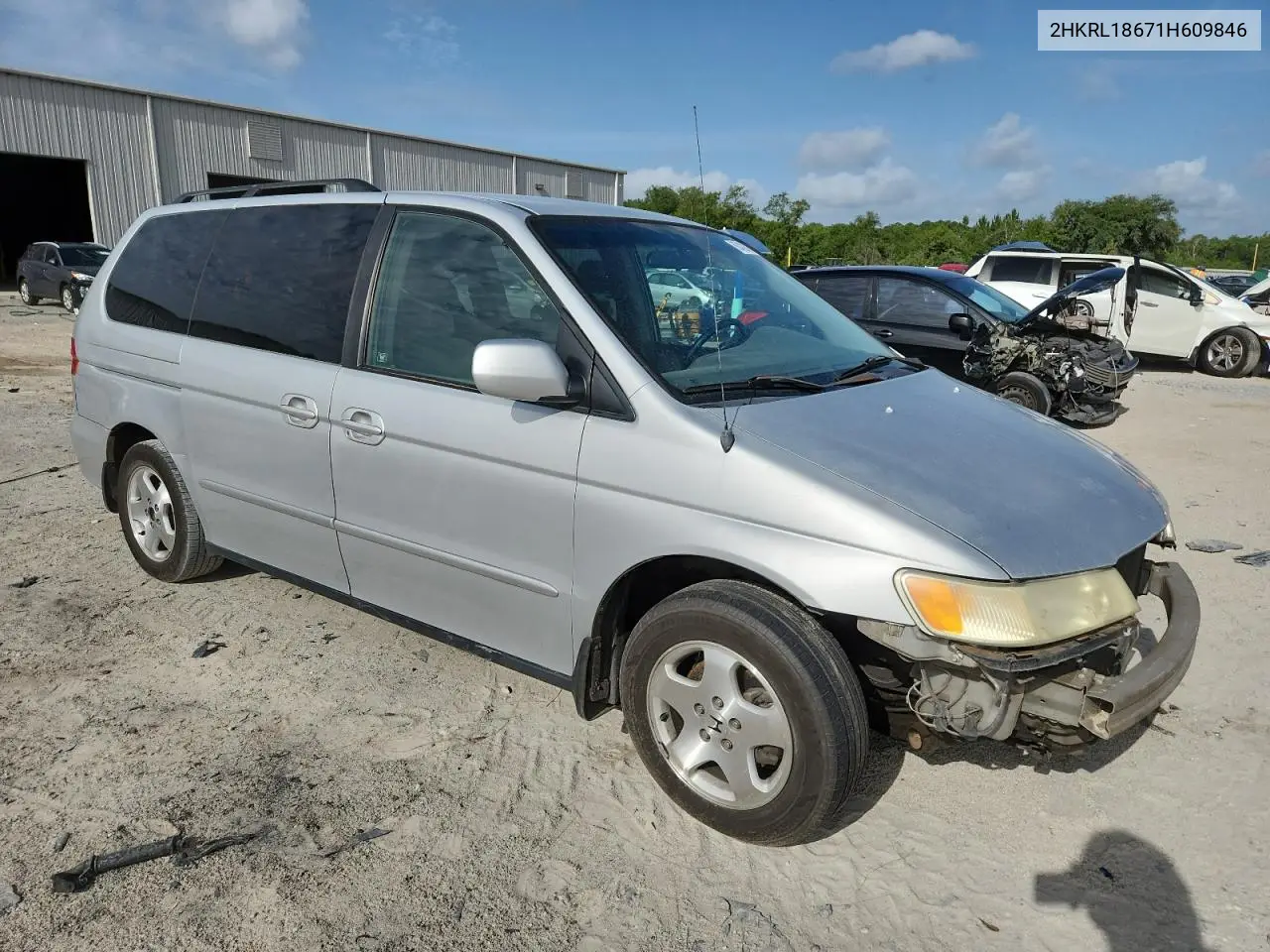2001 Honda Odyssey Ex VIN: 2HKRL18671H609846 Lot: 60428315