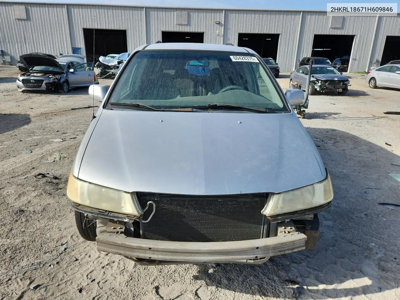 2001 Honda Odyssey Ex VIN: 2HKRL18671H609846 Lot: 60428315