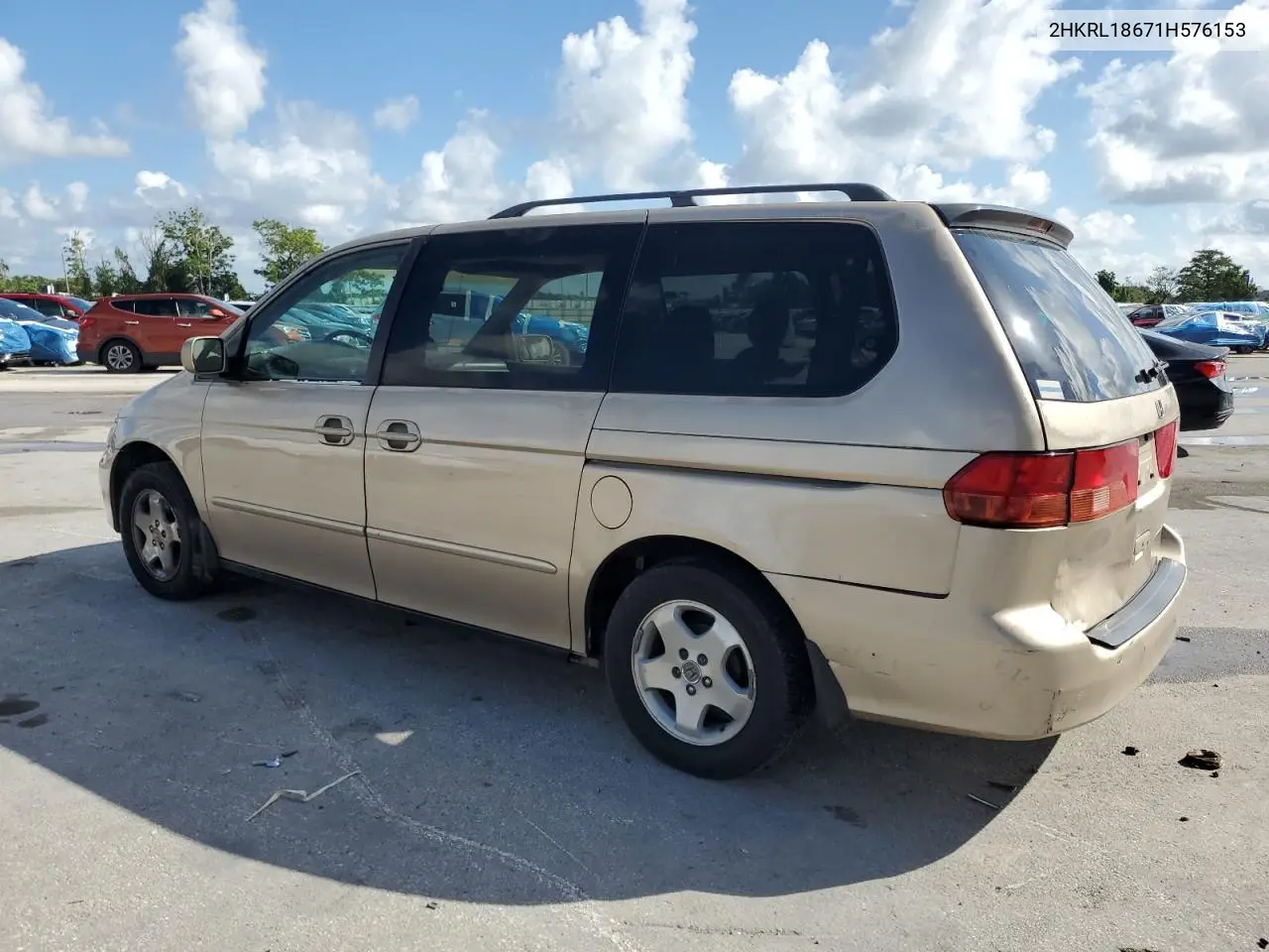 2001 Honda Odyssey Ex VIN: 2HKRL18671H576153 Lot: 61465595