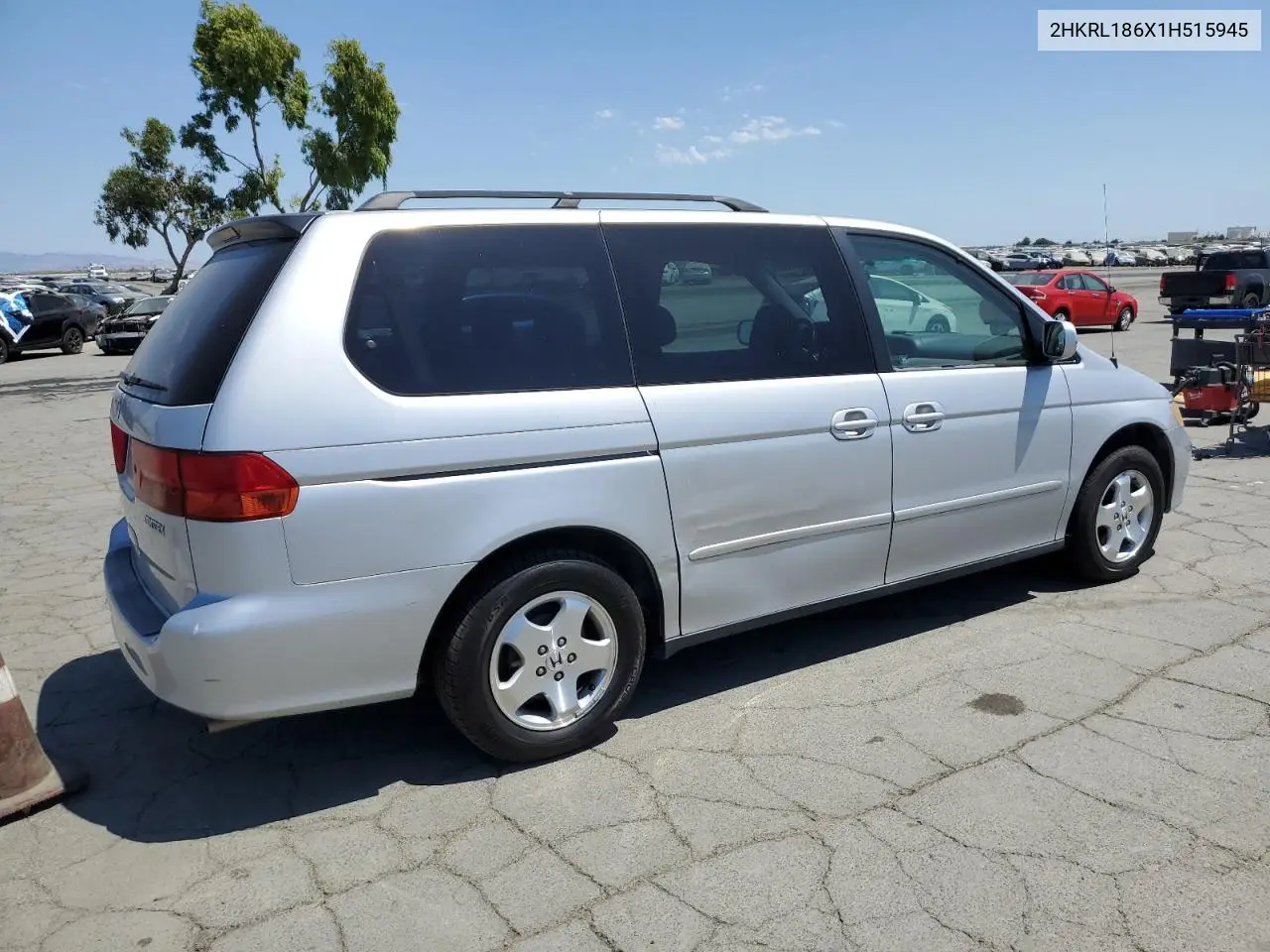 2001 Honda Odyssey Ex VIN: 2HKRL186X1H515945 Lot: 62345985